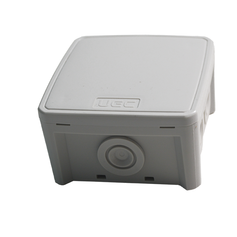 75x75x48 внешняя распределительная коробка 6 вводов IP54 серая [JB-075-075-048-G-IP54-GR] UEC
