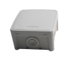 75x75x48 внешняя распределительная коробка 6 вводов IP54 серая [JB-075-075-048-G-IP54-GR] UEC