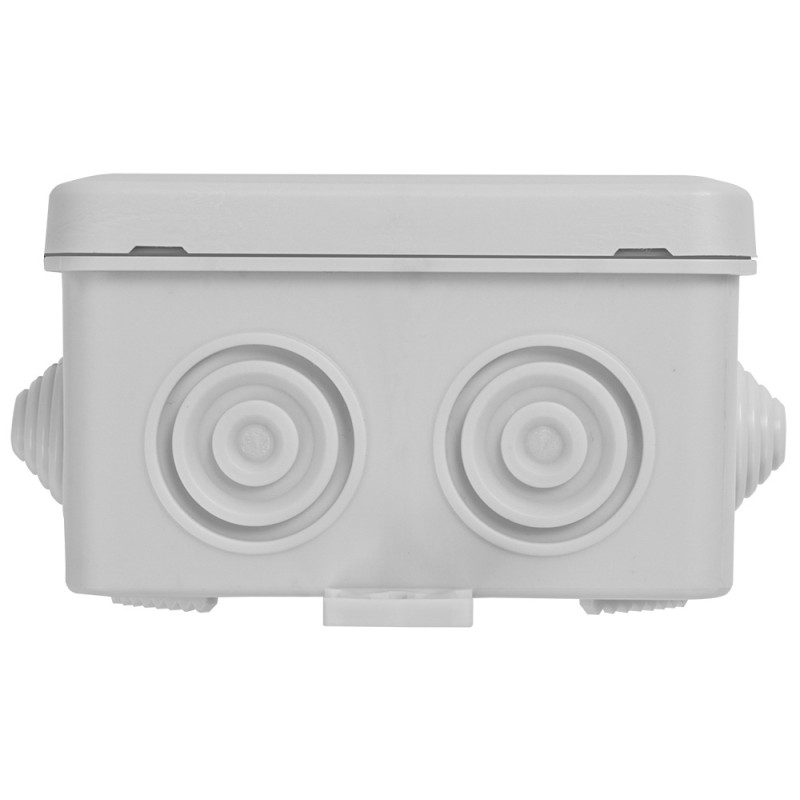 85x85x50мм наружная распределительная коробка 2 герметичных ввода IP55 [s027040] E.NEXT e.db.stand.85.85.50u
