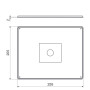 Кришка 255х205х2мм для коробки КО 250 ПВХ [KT 250 V_HB] Kopos