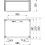 285х201х120мм зовнішня розподільча коробка IP66 E30-E90 [7205786] PP OBO bettermann