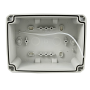 146x106x65мм зовнішня розподільча коробка 10 вводів IP67 сіра [JB-146-105-065-F-IP67-GR] UEC