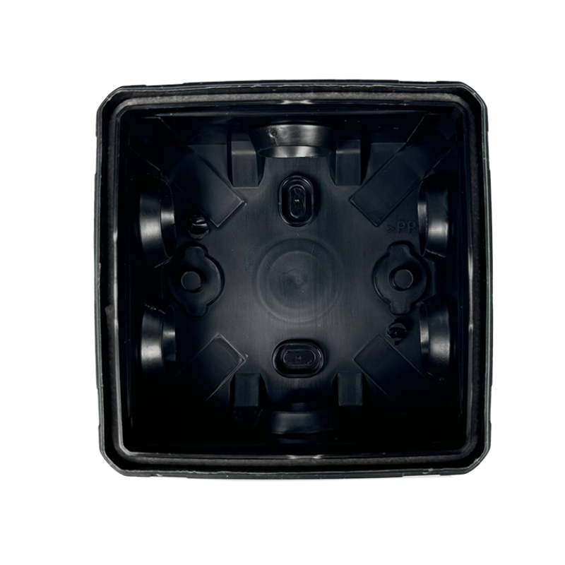 75x75x48 внешняя распределительная коробка 6 вводов IP65 черная [JB-075-075-048-G-IP65-BL] UEC