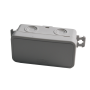 78x36x34мм внешняя распределительная коробка 8 вводов IP54 серая [JB-078-036-034-IP54-GR] UEC