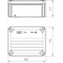 150х116х67мм внешняя распределительная коробка IP66 [2007255] PP Т100 OBO bettermann