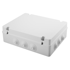 380x300x120мм внешняя распределительная коробка 12 герметичных вводов IP55 серая [GW44010] Gewiss