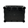 146x106x65мм внешняя распределительная коробка 10 вводов IP66 черная [JB-146-105-065-GF-IP66-BL] UEC