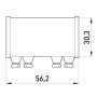 З'єднувач металевий e.industrial.pipe.connect.screw.1 ", на гвинтах, Enext [i0440003]