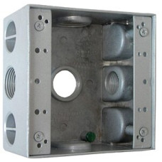 Коробка монтажная металлическая e.industrial.pipe.db.thread.5.х.3/4" с 5 резьбовыми входами 3/4", Enext [i0530008]