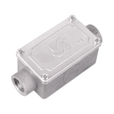 Коробка протяжная алюминиевая, 2 ввода 180°, М25х1, 5, ip55, 118х51х42мм, Cosmec, дкс [6030-25]