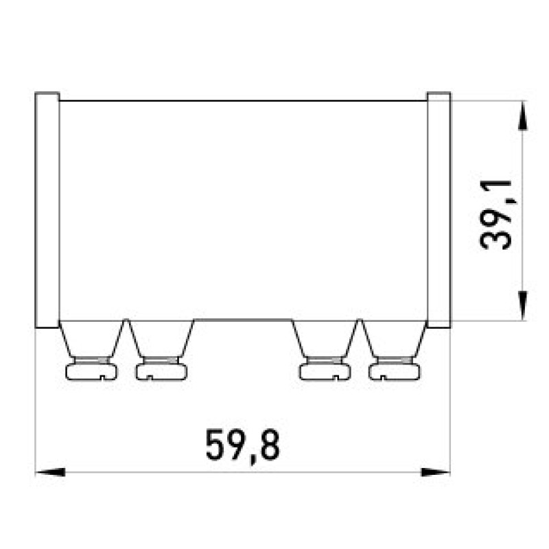 Соединитель металлический e.industrial.pipe.connect.screw.1-1/4", на винтах, Enext [i0440004]