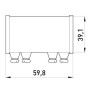 Соединитель металлический e.industrial.pipe.connect.screw.1-1/4", на винтах, Enext [i0440004]