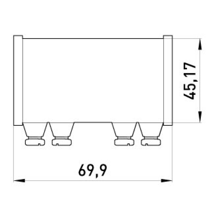 З'єднувач металевий e.industrial.pipe.connect.screw.1-1/2 ", на гвинтах, Enext [i0440005]