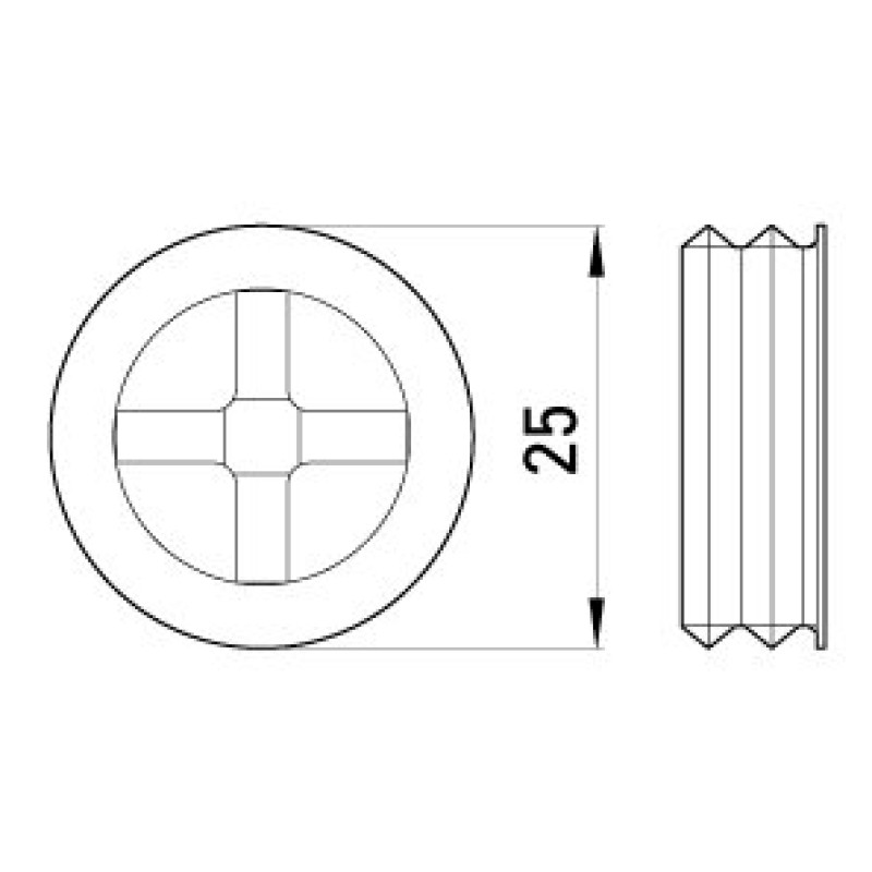 Заглушка різьбова e.industrial.cap.3/4 ", Enext [i0570002]