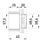 Введення металевий e.industrial.pipe.thread.dir.2 ", різьбовій, Enext [i0580006]