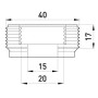 Переходник металлический e.industrial.pipe.thread.bts.1-1/4".1/2", резьбовой 1-1/4" на 1/2", Enext [i0410004]