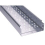 Лоток перфорированный 400х80, нержавеющий, L3000*1,0 мм, s5 Combitech, дкс [35306inox]