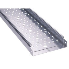 Лоток перфорированный 600х50, нержавеющий, L3000,толщина 1,0 мм, s5 Combitech, дкс [35268inox]