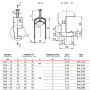 Ø16-21мм держатель кабельный для крепления к лотку, профиля оцинкованный [BHL1621] BHL B5 Combitech ДКС