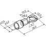 Изолированный наконечник 2.5-4кв.мм. М6 (100 шт.) [A0060030010] RV 3,5-6 АСКО