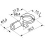 Изолированный наконечник 4-6кв.мм. М8 (100 шт.) [A0060030014] RV 5,5-8 АСКО