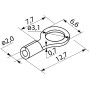 Изолированный наконечник 1.5-2.5кв.мм. М3 (100 шт.) [A0060030045] RV 2-3,2 АСКО