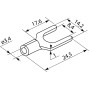 Изолированный наконечник (вилка) 4-6кв.мм. М8 (100 шт.) [A0060040006] SV 5,5-8 АСКО