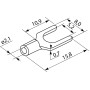 Изолированный наконечник (вилка) 1.5-2.5кв.мм. М5 (100 шт.) [A0060040009] SV 2-5 АСКО