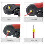 Комплект шестигранный кримпер +2430 наконечников (17 видов) + органайзер 25х21х4см (20 отделений) [DART.E5] TACTIX