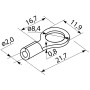 Изолированный наконечник 1.5-2.5кв.мм. М8 (100 шт.) [A0060030007] RV 2-8 АСКО