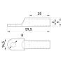Медный кабельный наконечник 16мм.кв M8 (1 шт.) [s060002] E.NEXT e.end.stand.dt.b16