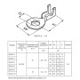 Неизолированный наконечник 1-1,5 кв.мм М8 (100шт) [A0060170005] DJ431-8 АСКО