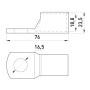 Медный кабельный наконечник 185мм.кв М16 (1 шт.) [s040010] E.NEXT е.end.stand.sc.185