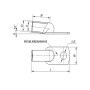 Алюминиевый кабельный наконечник 16кв.мм M8 (1 шт.) [721-1C] OZKA