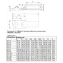 Медно-алюминиевый кабельный наконечник 70кв.мм. M12 гильза: 50,7мм (1шт.) [LUG-DTL-070] DTL-70 UEC