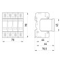 Обмежувач перенапруги 3Р+N-РE 40кА 260В [82.018] e.POII.3+1 E.NEXT
