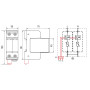 Ограничитель перенапряжения 2Р 40кА 300В [2440663] ETITEC ML T123 ETI