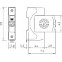Обмежувач перенапруги 1P 50кА 280В клас 1+2 (B+С) [5093500] V50-1-280 OBO bettermann