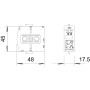 Картридж змінний 1P 30кА 280В клас 1+2 (B+С) [5097053] V25-B+C 0-280 OBO bettermann