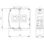 Картридж змінний 1P 20кА 280В клас 2+3 (C+D) [5093402] V10-C 0-280 OBO bettermann