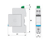 Ограничитель перенапряжения 2Р 15кА 255В [2442968] ETITEC V 2T3 ETI