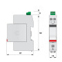 Ограничитель перенапряжения 2Р 40кА 255В [2442940] ETITEC V 2T2 ETI