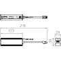 Обмежувач перенапруги TELE 4-F для ISDN RJ45 4кА 170В DC клас 2+3 (C2+C1) [5081984] RJ45-TELE 4-F OBO bettermann