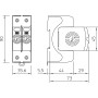 Обмежувач перенапруги 2P 80кА 150В клас 2 (С) [5095152] V20-2-150 OBO bettermann