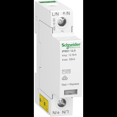 Ограничитель перенапряжения 1P 50кА 230В класc 1+2 (B+С) [A9L16182] iPRD1 Schneider Electric