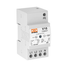 Ограничитель перенапряжения 3P+N/PE 60кА 255В класс 2+3 (C+D) [5093380] V10 COMPACT 255 OBO bettermann