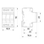 Ограничитель перенапряжения 1Р+N-РE 60кА 260В [81.150] e.POmI.1+1 LCF 50/25 E.NEXT