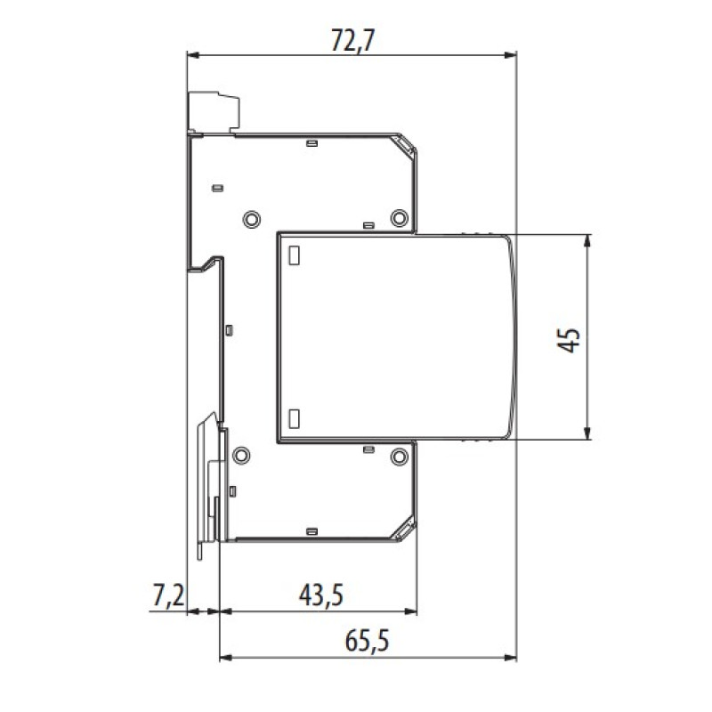 Ограничитель перенапряжения 2Р 40кА 275В [2440401] ETITEC C T2 ETI