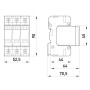 Обмежувач перенапруги 3Р 50кА 280В [81.003] e.POI.3 E.NEXT
