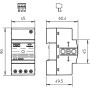 Обмежувач перенапруги 3P+N/PE 60кА 255В клас 2+3 (C+D) з FS контактом [5093382] V10 COMPACT-FS OBO bettermann
